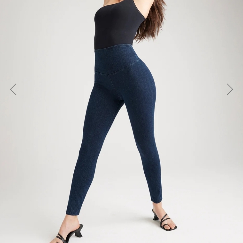 Women's Yummie Denim Shaping Legging e Small - Picture 3 of 11